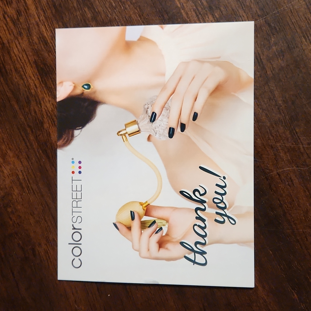 125CT COLOR STREET THANK YOU/HOW TO APPLY CARDS